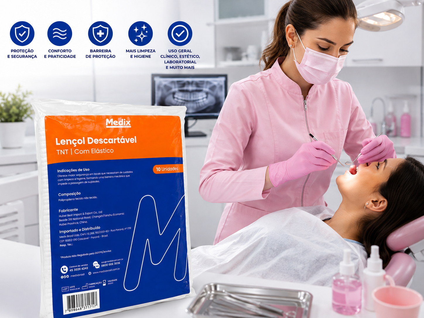 Produtos médicos e hospitalares distribuídos pela SAFY Medical Supply