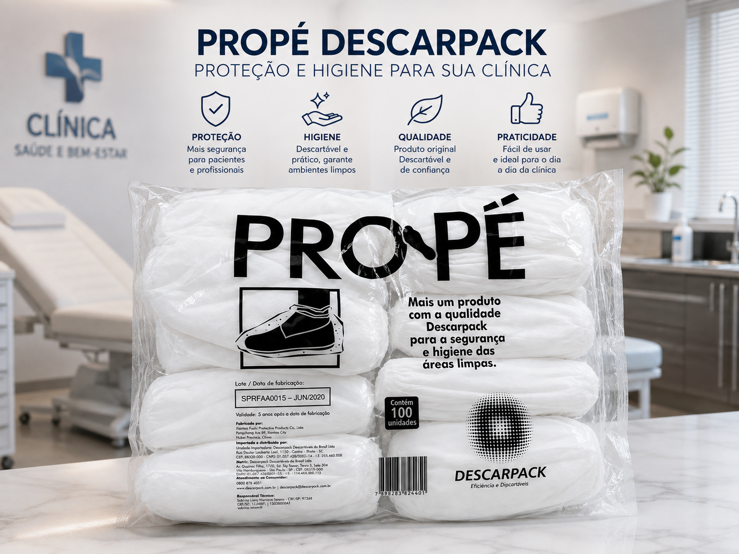 Produtos de linha clínica distribuídos pela SAFY Medical Supply